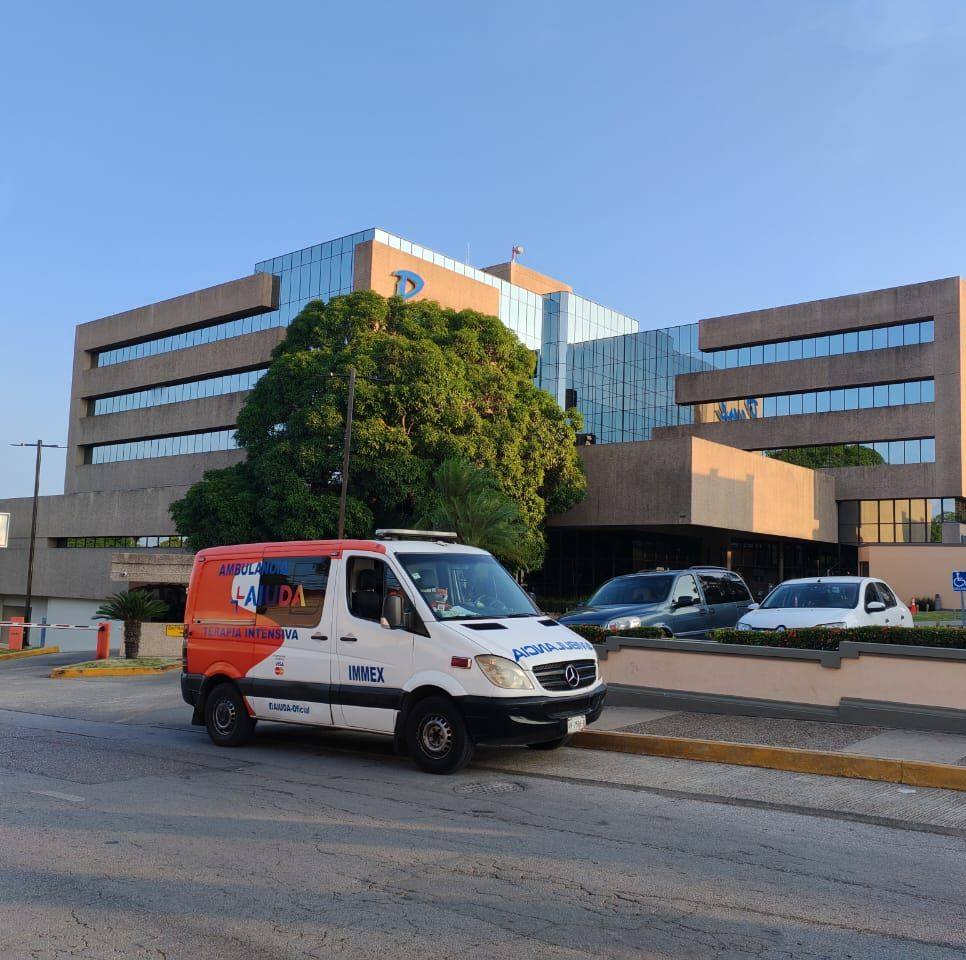 Ambulancia IMMEX en servicio