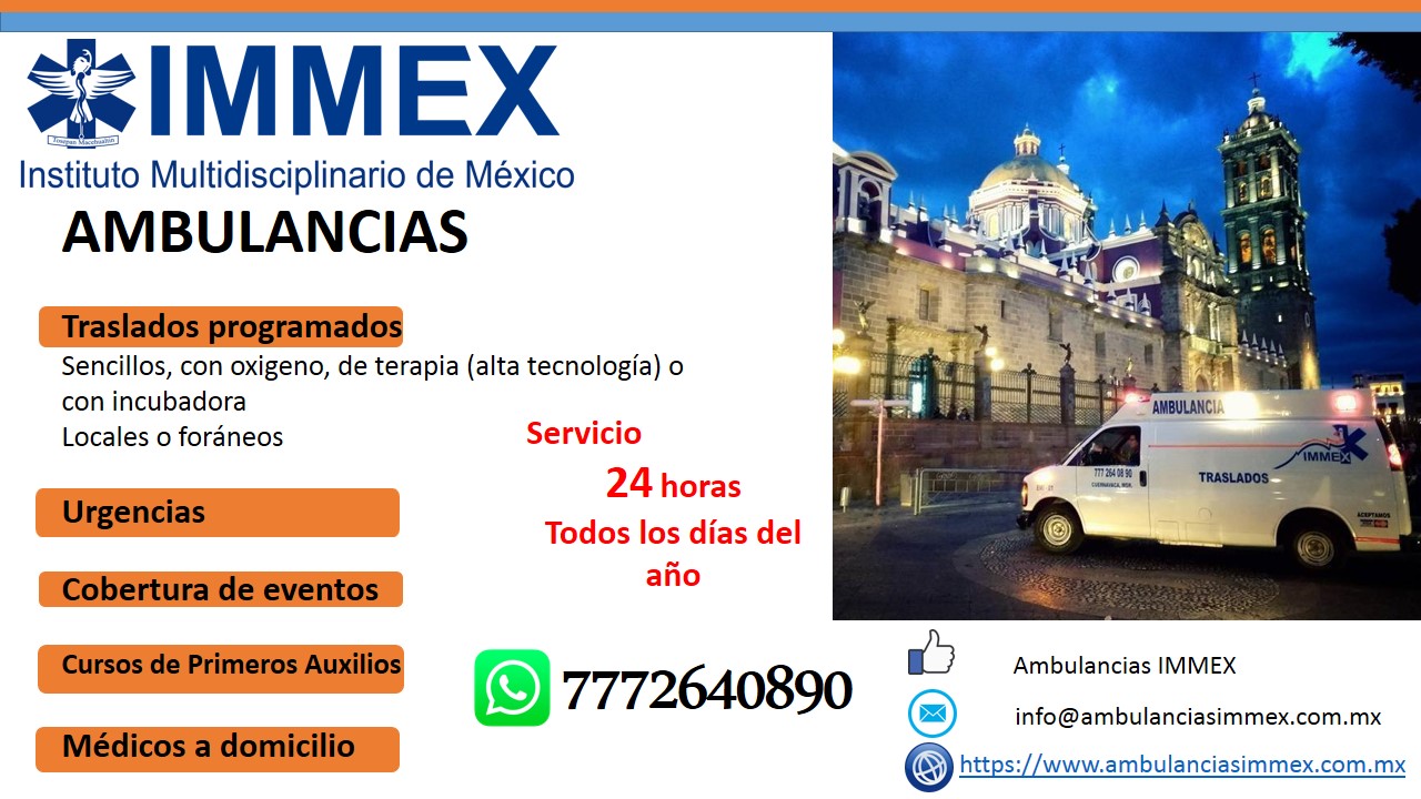 Ambulancia con servicio 24 horas